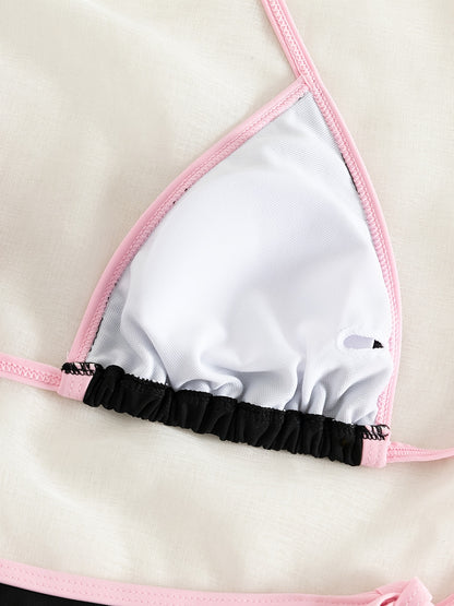 Ensemble 2 pièces maillot de bain Sexy bikini sous vêtements femme