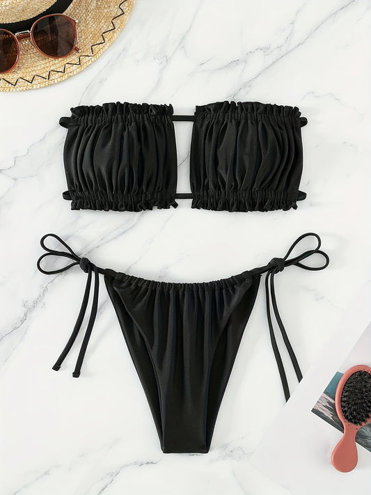 Sous vêtements femme 2 pièces maillot