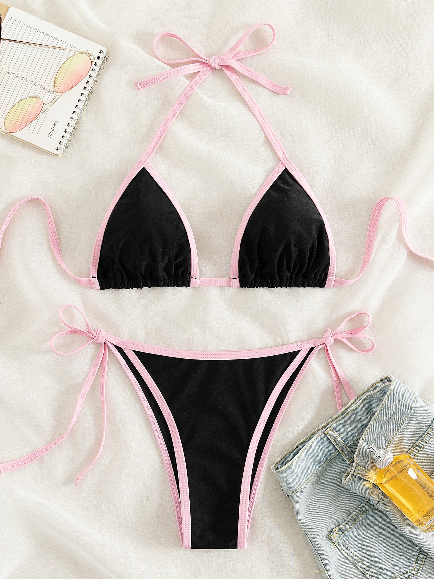 Ensemble 2 pièces maillot de bain Sexy bikini sous vêtements femme