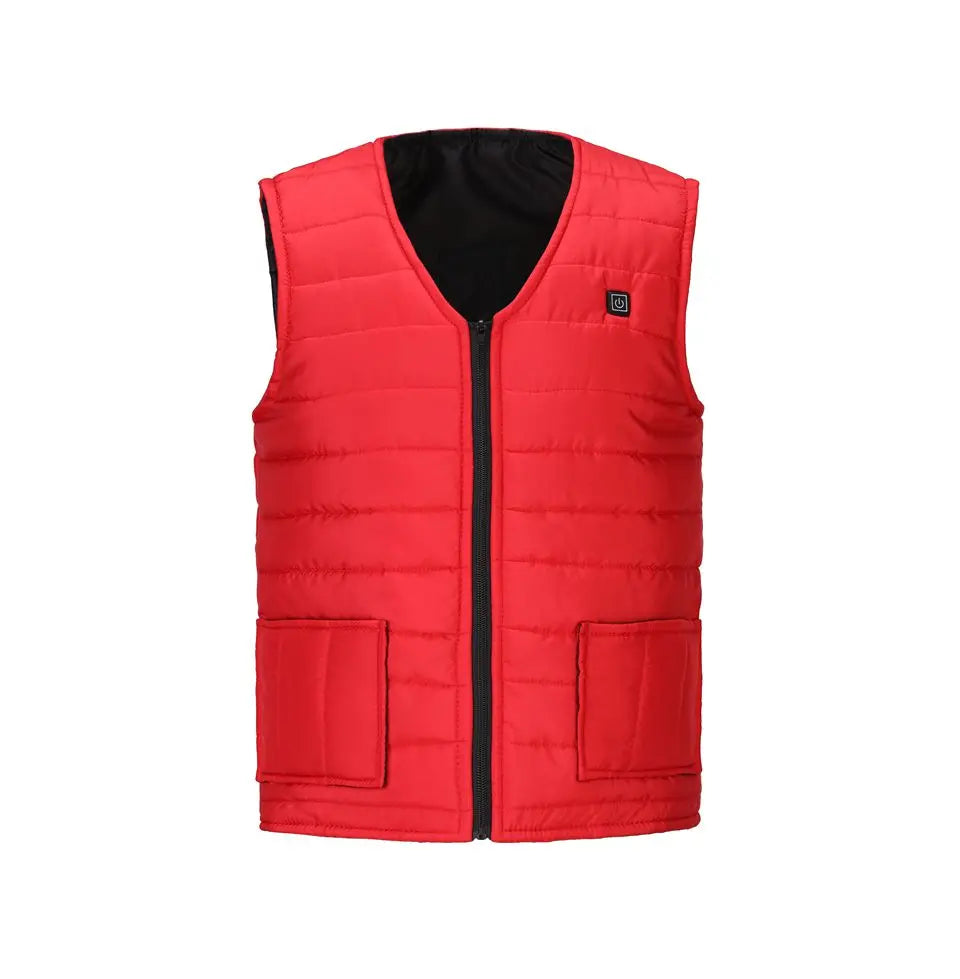 Gillet Hommes automne hiver chauffage intelligent coton gilet 9 zones chauffé