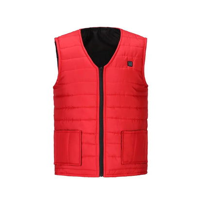 Gillet Hommes automne hiver chauffage intelligent coton gilet 9 zones chauffé