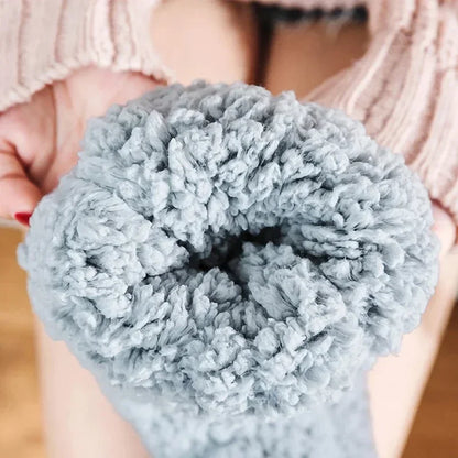 Chaussettes fille de sol en cachemire thermique chaud