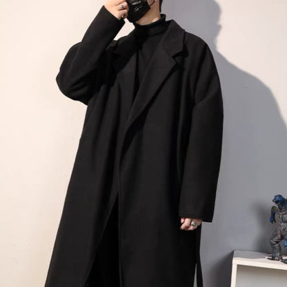 Long manteaux hommes en laine chaud et épais