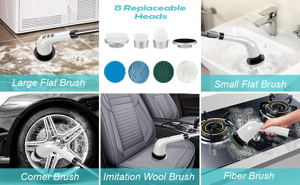 Brosse de nettoyage appareils électroniques avec 7 têtes