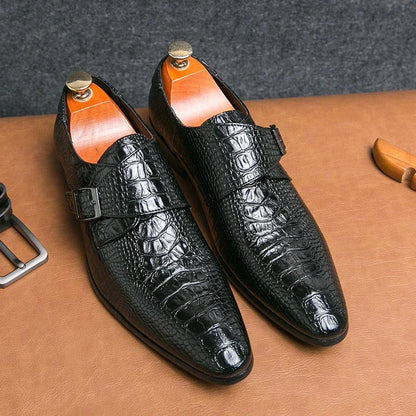 Mocassins en cuir véritable chaussures homme