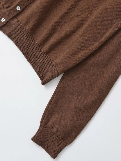 Cardigan tricot manches longues vêtements fille