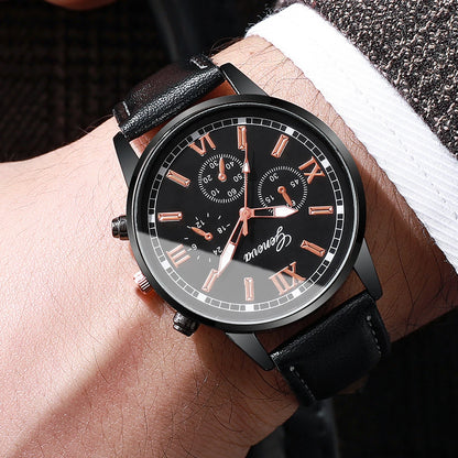 2/4/6 pièces/ensemble montre pour hommes combinaison ensemble accessoires homme