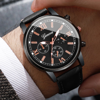 2/4/6 pièces/ensemble montre pour hommes combinaison ensemble accessoires homme