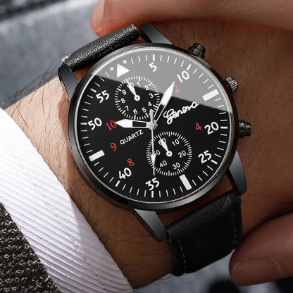 2/4/6 pièces/ensemble montre pour hommes combinaison ensemble accessoires homme