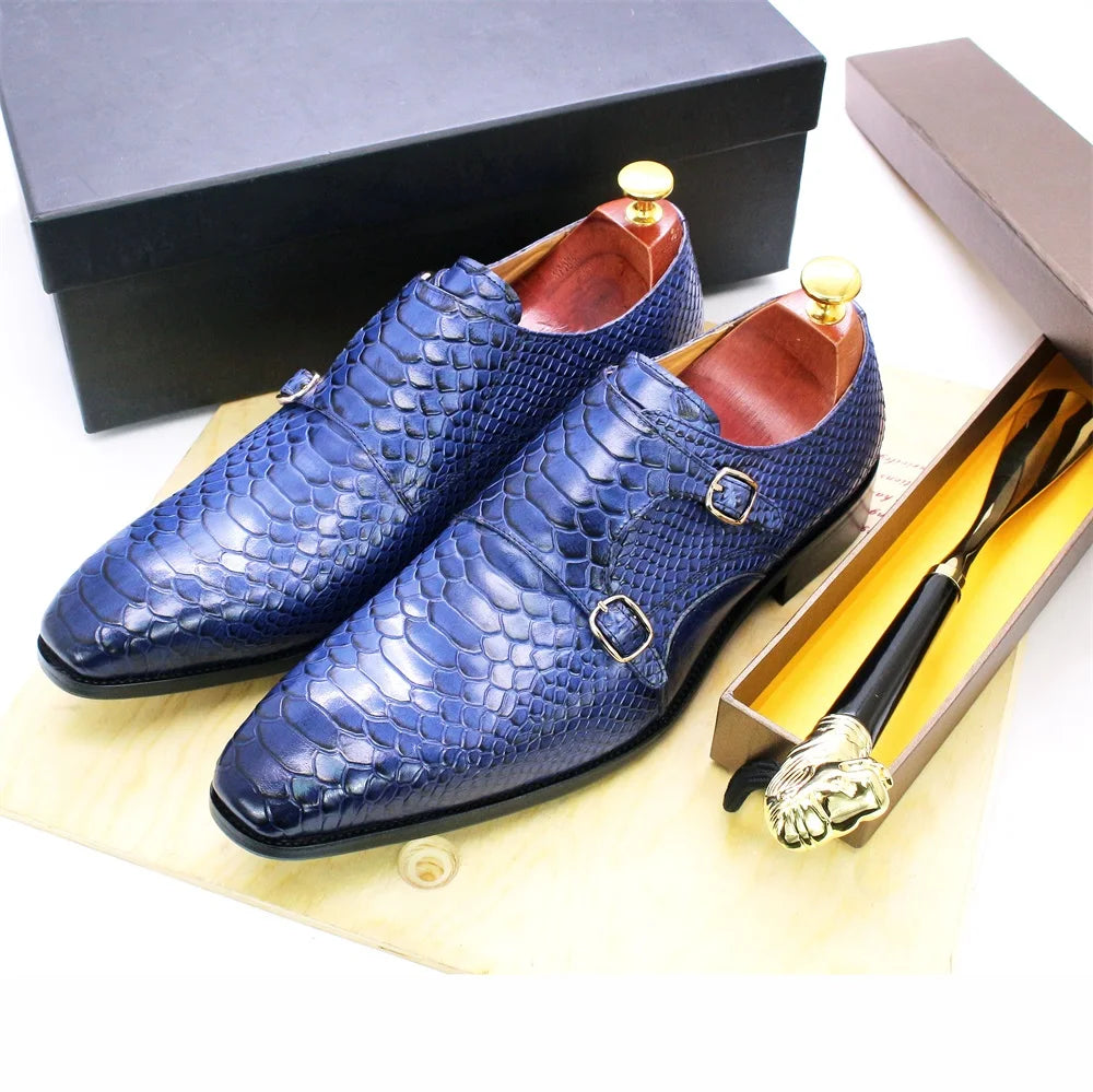 Chaussures hommes crocodile