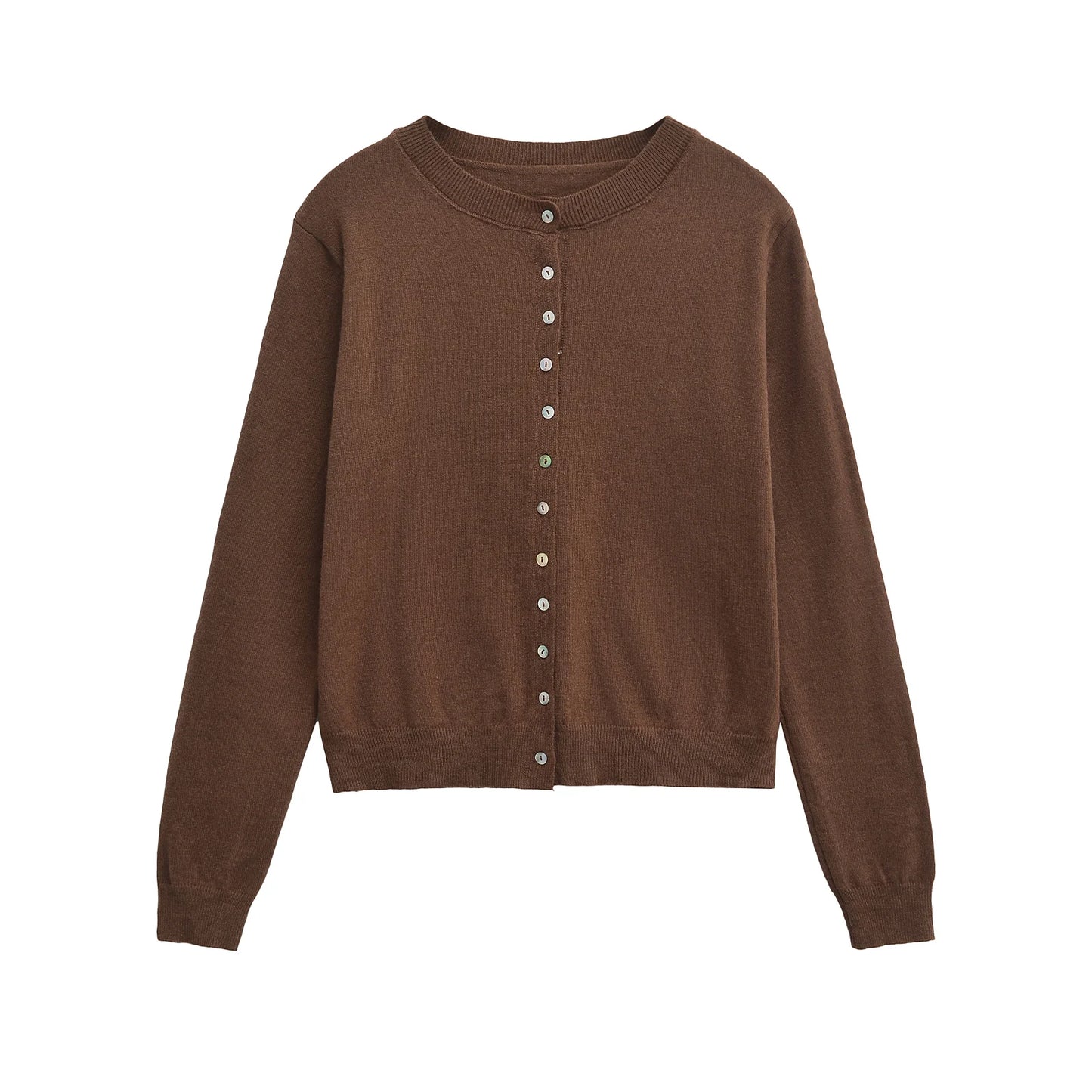 Cardigan tricot manches longues vêtements fille