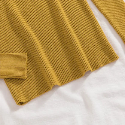 Heliar-Pull à col roulé pour femme, pulls basiques en cachemire doux, automne et hiver 2024