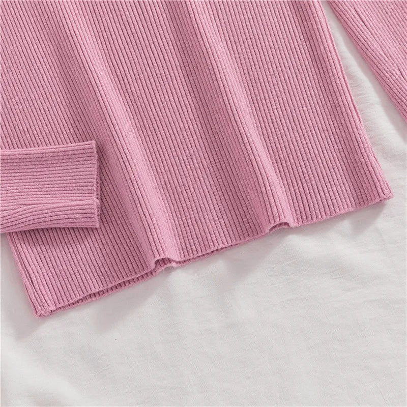 Heliar-Pull à col roulé pour femme, pulls basiques en cachemire doux, automne et hiver 2024