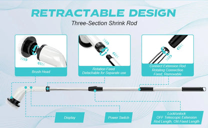 Brosse de nettoyage appareils électroniques avec 7 têtes