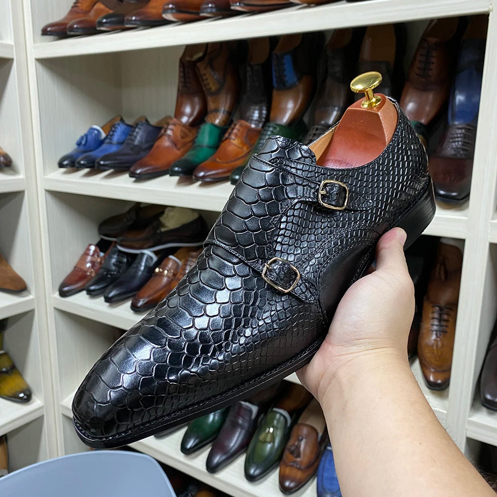 Chaussures hommes crocodile