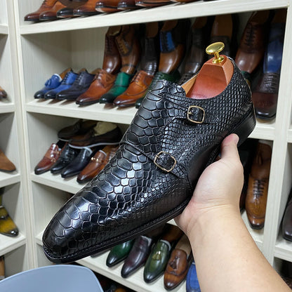 Chaussures hommes crocodile