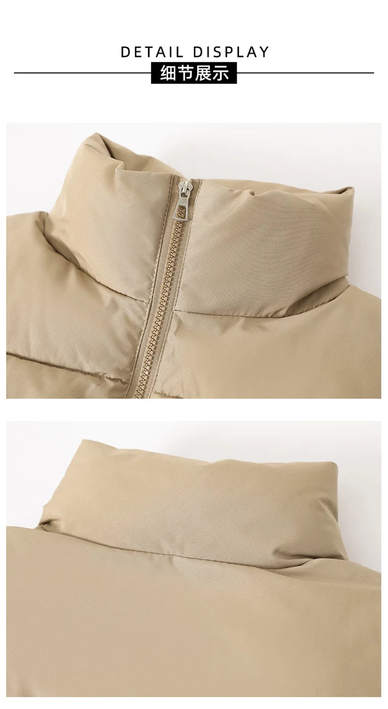 Gilet court sans manches pour veste femme