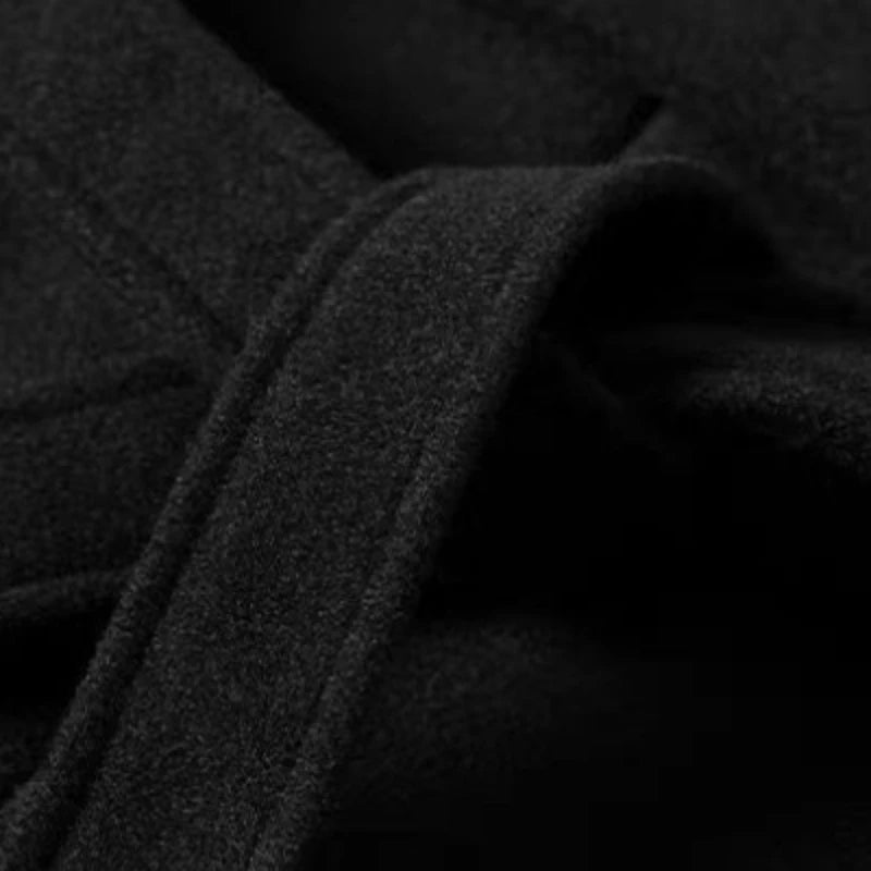 Long manteaux hommes en laine chaud et épais