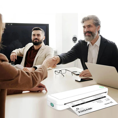 Imprimante Portable sans fil BT sans encre rechargeable Divers